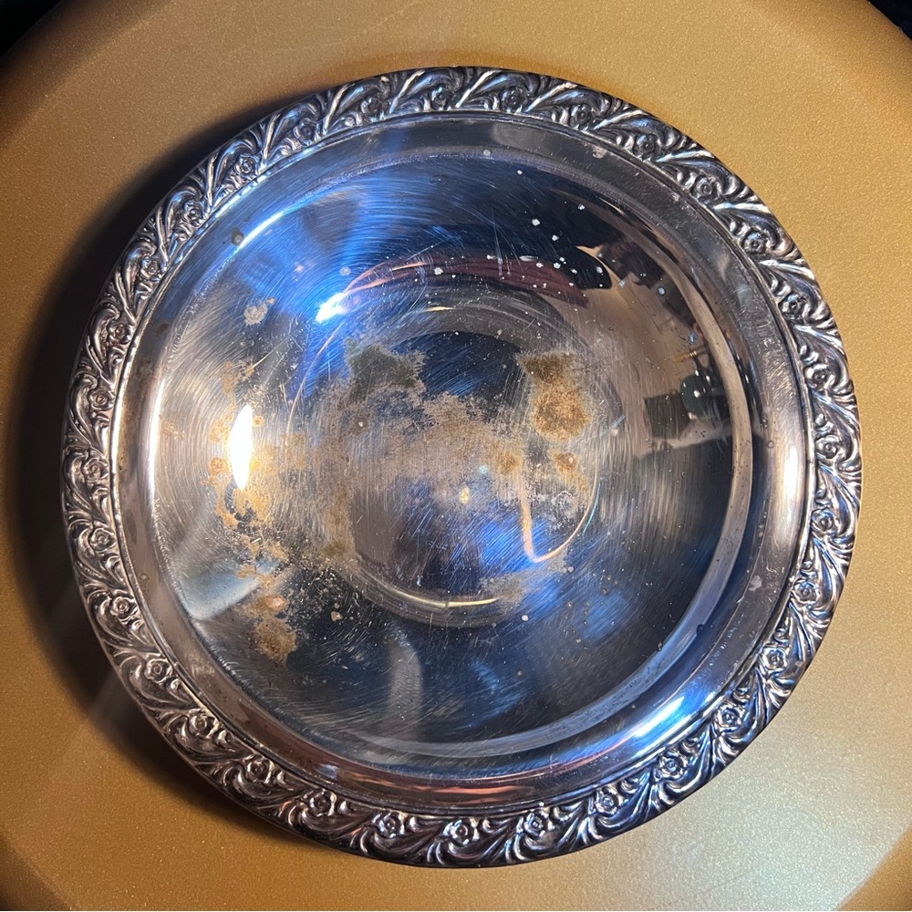 Vintage W M Rogers Silver Plated Candy Dish / Bowl | #748